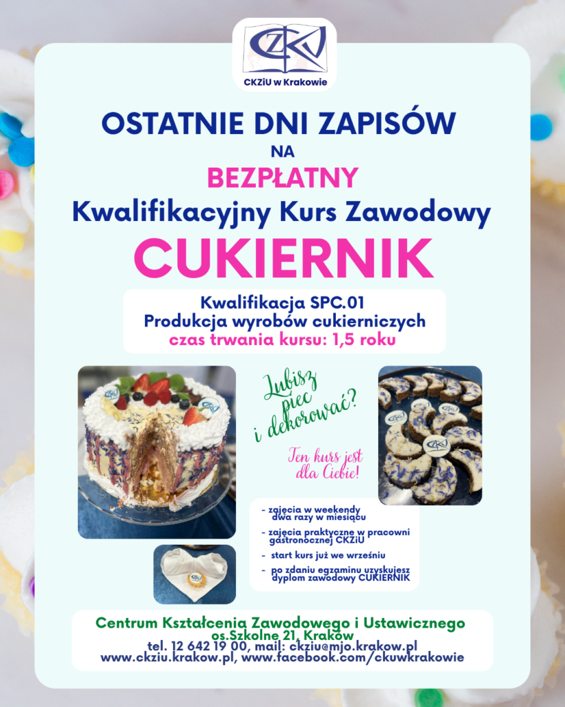 plakat cukiernik