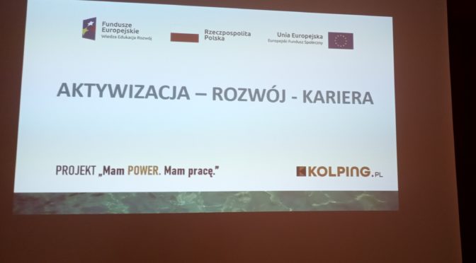 Spotkanie słuchaczy CKZiU z przedstawicielami Fundacja Dzieła Kolpinga w Polsce